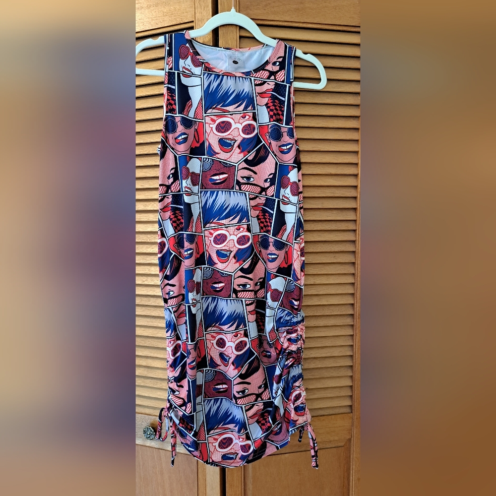 CVG Graphic Sleeveless Dress Size XS